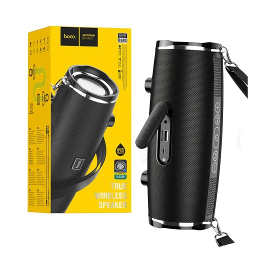 Hoco Sports Wireless Speaker BS40 Desire Song FM/TF/AUX/USB 2400mAh BT V5.0 Black Hoco Sports Wireless Speaker BS40 Desire Song FM/TF/AUX/USB 2400mAh BT V5.0 Black